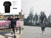 Thời trang - Á hậu Huyền My cực chất với áo thun 550 ngàn đồng