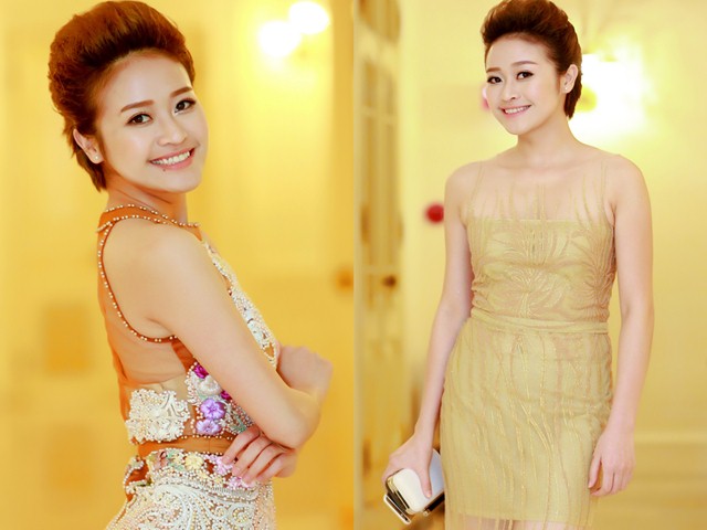 Váy áo xuyên thấu gợi cảm của MC VTV Phí Thùy Linh