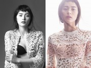 Thời trang - Bạn gái Cường Đô la lấp ló nội y với váy ren xuyên thấu