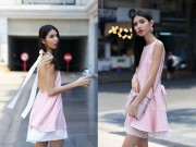 Thời trang - Nàng "cò hương" dạo phố ngày 8/3 với màu hồng xinh tươi