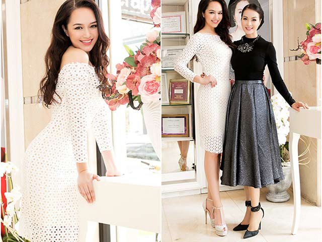 Á hậu Victoria Thúy Vy bất ngờ "tái xuất" bên MC Thanh Mai