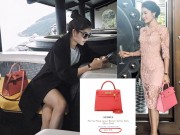 Thời trang - Á hậu Huyền My xách túi gần nửa tỷ đồng đi du lịch