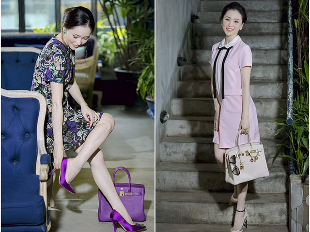 Á hậu Thái Như Ngọc "sang chảnh" với "cây" hàng hiệu