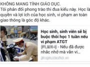 Tin trong nước - Phạt học sinh vi phạm giao thông là việc của nhà trường hay cảnh sát?