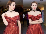 Làng sao - Hoa hậu Ngọc Diễm buông lơi vai trần trên ghế giám khảo