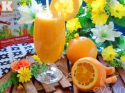 Bếp Eva - Nước ép cam mát lạnh, bổ dưỡng ngày nắng