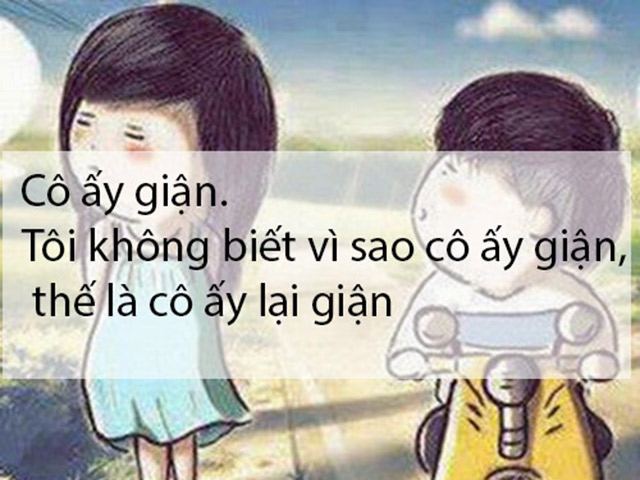 'Cười bò' với 10 lý do 'chuẩn khỏi chỉnh' khi con gái giận