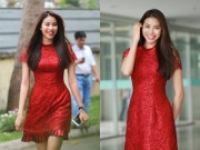 Làng sao - Hoa hậu Phạm Hương đẹp nhẹ nhàng, nữ tính