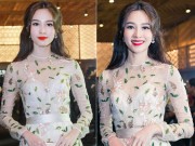 Làm đẹp - Đặng Thu Thảo để tóc "bổ luống" không hề sến