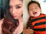 Làng sao - Ngọc Quyên khoe "nụ cười không răng" của con trai