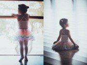 Làm mẹ - Con gái Xuân Lan diện váy balê xinh như công chúa nhỏ