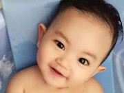 Làm mẹ - Con trai Khánh Thi mắt to, má phính, ngắm hoài không chán!