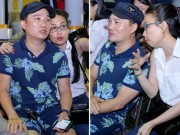 Làng sao - Quang Linh mặc quần hoa đi tổng duyệt cùng Cẩm Ly