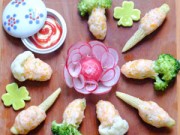 Bếp Eva - Tôm bọc rau củ hấp đơn giản mà ngon