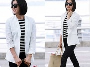 Thời trang - Mặc áo blazer mùa hè "chất" như sao Hàn