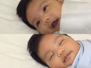 Làm mẹ - Bố mách mẹo ru con ngủ trong 42 giây bằng giấy ăn