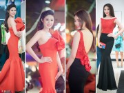 Làm đẹp - Hoa hậu Kỳ Duyên đọ đường cong với 'đàn chị' Ngọc Hân