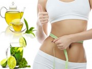 Làm đẹp - Giảm béo bụng nhanh bằng trà xanh và chanh