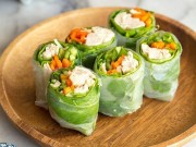 Bếp Eva - Thịt gà cuộn rau củ giòn ngon, tươi mát