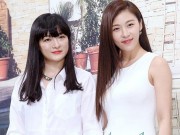 Làng sao - Ha Ji Won lần đầu khoe chị gái trước giới truyền thông