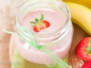 Bếp Eva - Sinh tố chuối, dâu tây bổ dưỡng