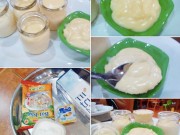 Làm mẹ - Cách làm váng sữa chỉ 33 nghìn được 6 hộp to của mẹ Tôm
