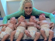 Bà bầu - Ngắm 4 bé gái đẹp như thiên thần của mẹ hiếm muộn 8 năm