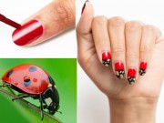 Làm đẹp - Ngẫu hứng mùa hè với mẫu nail hình con cánh cam