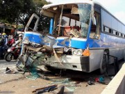 Tin tức - Ba xe khách gây tai nạn liên hoàn trên Quốc lộ 1