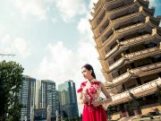 Ảnh đẹp Eva - Á khôi Dương Hiểu Ngọc dịu dàng với áo dài