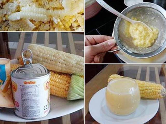Công thức sữa ngô cho bé dễ làm của mẹ Tôm
