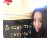 Làng sao - Vy Oanh hạnh phúc đi đăng ký kết hôn sau khi sinh con