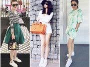Thời trang - Không ngại bẩn, sao Việt vẫn "kết" đôi giày trắng