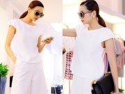 Làng sao - Thanh Hằng diện đồ hiệu đi ủng hộ bạn thân