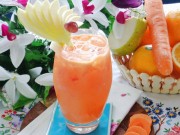 Bếp Eva - Nước ép cà rốt vừa mát lại bổ