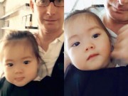 Làm mẹ - Clip cận cảnh gương mặt cực xinh con gái Đoan Trang