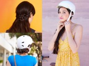 Làm đẹp - Tự tạo 3 kiểu tóc đơn giản, sành điệu để đội mũ bảo hiểm