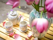 Nhà đẹp - Muôn cách cắm hoa sen đẹp ngất ngây của chị em Việt