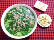 Bếp Eva - Canh cáy nấu mướp, rau đay thanh mát