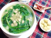 Bếp Eva - Canh ngao mồng tơi thanh mát, ngon miệng
