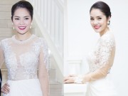 Làng sao - Dương Cẩm Lynh mặc váy xuyên thấu tự tin làm MC