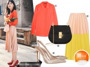 Thời trang - Nữ công sở tháng 5 tôn eo thon nhờ váy xếp pli