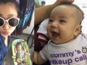 Làng sao - Ốc Thanh Vân khoe nụ cười thiên thần của con trai