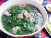 Bếp Eva - Ngon ngọt canh rau ngót nấu mọc