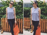 Làng sao - Hà Tăng khoe dáng thon gọn hơn một tháng sau sinh