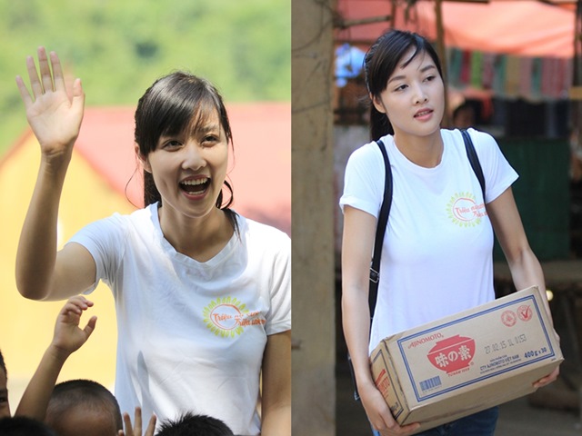 Triệu Thị Hà tặng thư viện sách cho học sinh nghèo miền núi