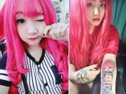 Làm đẹp - 9X Việt nổi tiếng nhờ nhuộm tóc đỏ và xăm chi chít lên cơ thể