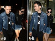 Làng sao - Hiểu Minh - Angela Baby quấn quýt sau tin sắp có con