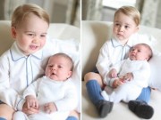 Ngày mới - Lộ ảnh cực đáng yêu của tiểu công chúa, hoàng tử Anh