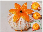 Bếp Eva - Cách tỉa quả cam đơn giản mà đẹp mắt